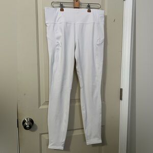 Athleta leggings - FULL LENGTH - WHITE / SIZE L